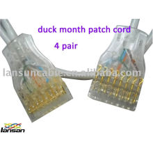 Cat5e UTP Duck Mund 4 Paar Patchkabel